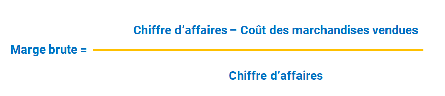 Marge brut formule